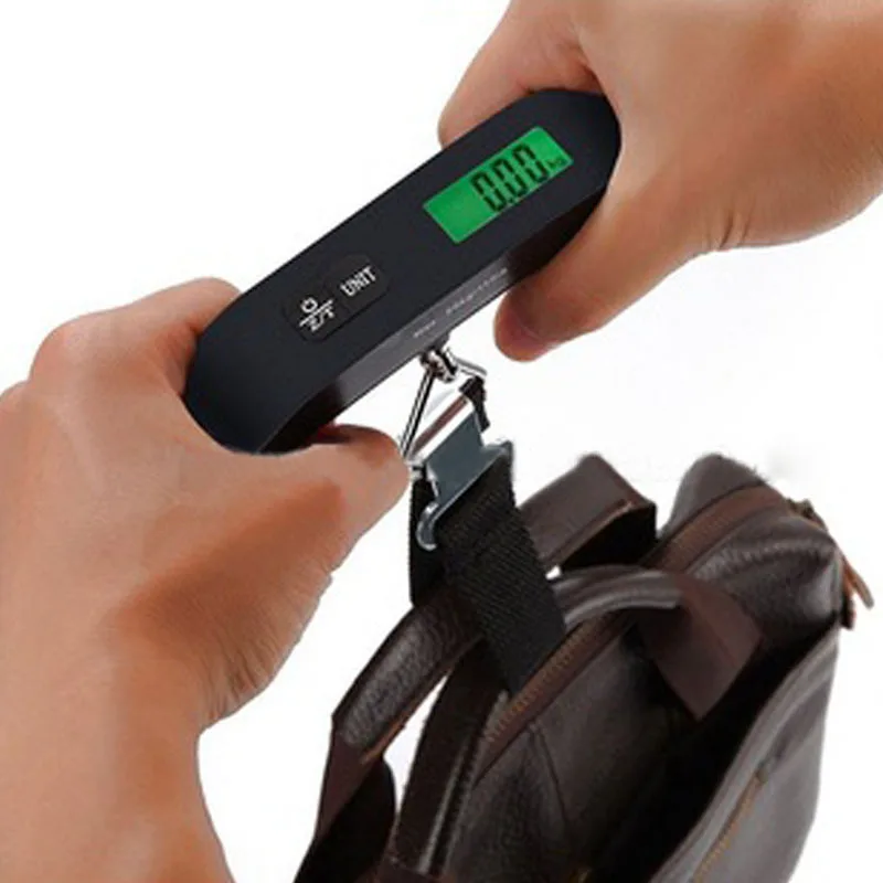 Mini Waterproof 50kg Portable Hanging Digital Travel Hand Electronic Luggage Scale