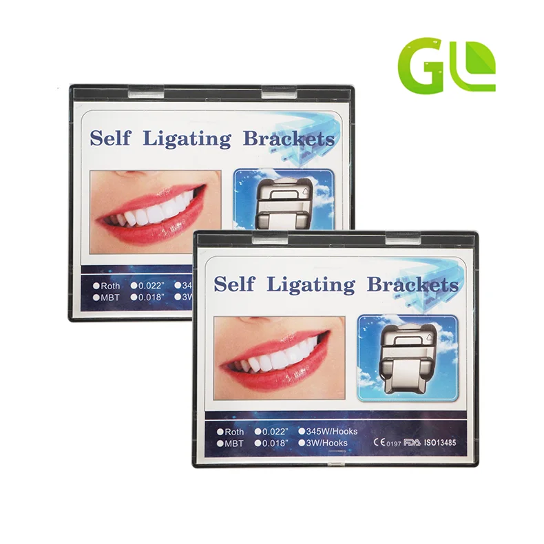 Orthodontic Bracket 0.022'High/Standard/low Torque Passive Self-Ligating Bracket H.V.