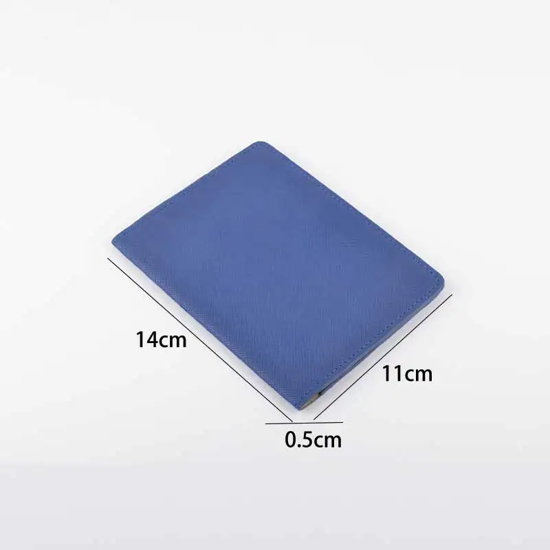 Hot Sale Pu Leather Vaccination Card Protector Passport And Vaccine Card Holder