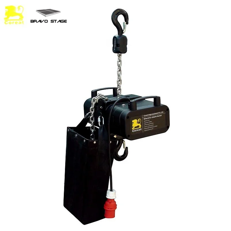 Coreat Three Phase Electric Chain Hoist 1ton Stage Hoist Coreat C10-4 220V 380V 415V