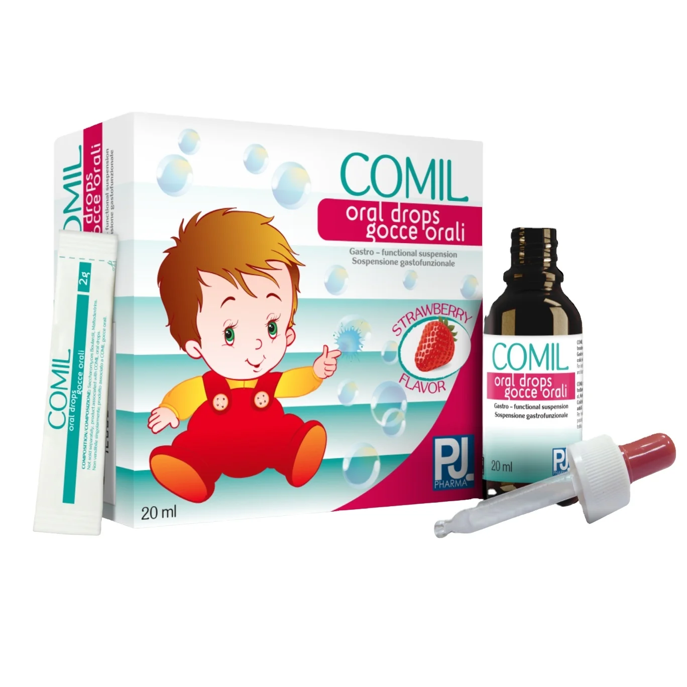 gruppo farmaimpresa (pj pharma) Best Quality Oral Drops for dyspeptic disorders in Children made in Italy CE marking COMIL