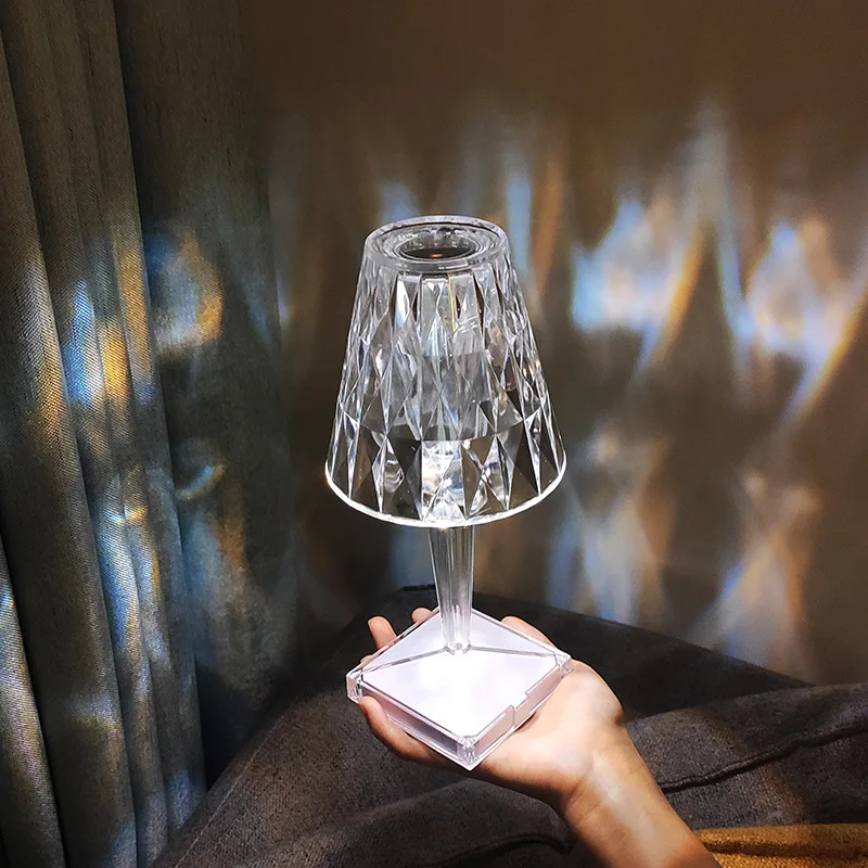 Crystal table lamp With speaker led desk lamp