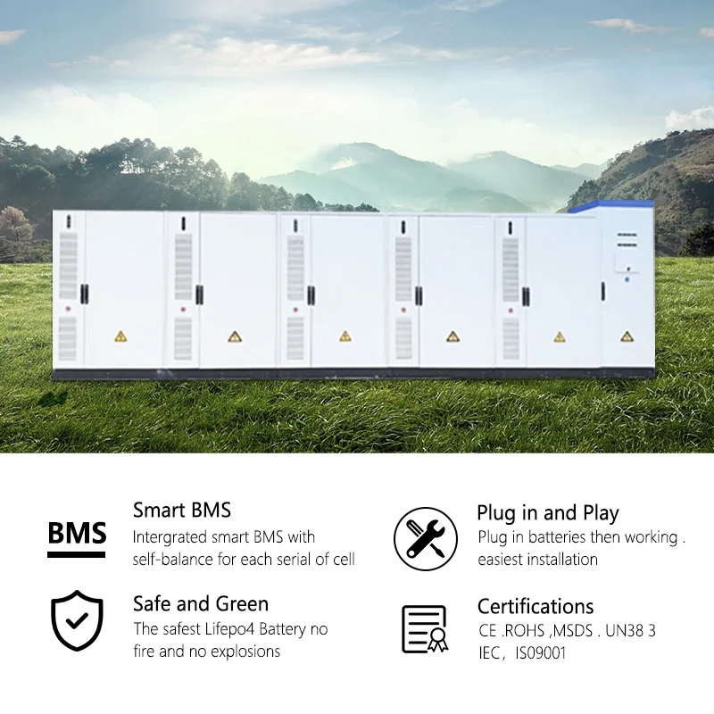 SMS 100kWh 215KWh Lithium Battery Power Storage Energy Container System Factory Use Solar Power Battery System