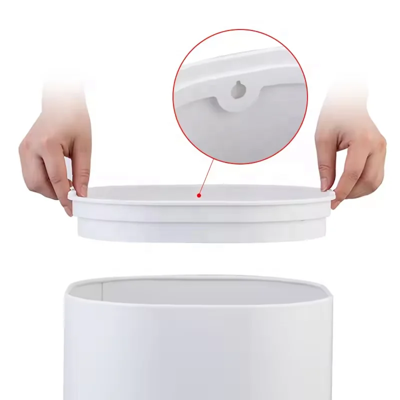 30L 38L Smart Waste Bin White Automatic Kitchen Trash Can Sanitary Bins With Sensor Bathroom Sensor Bin