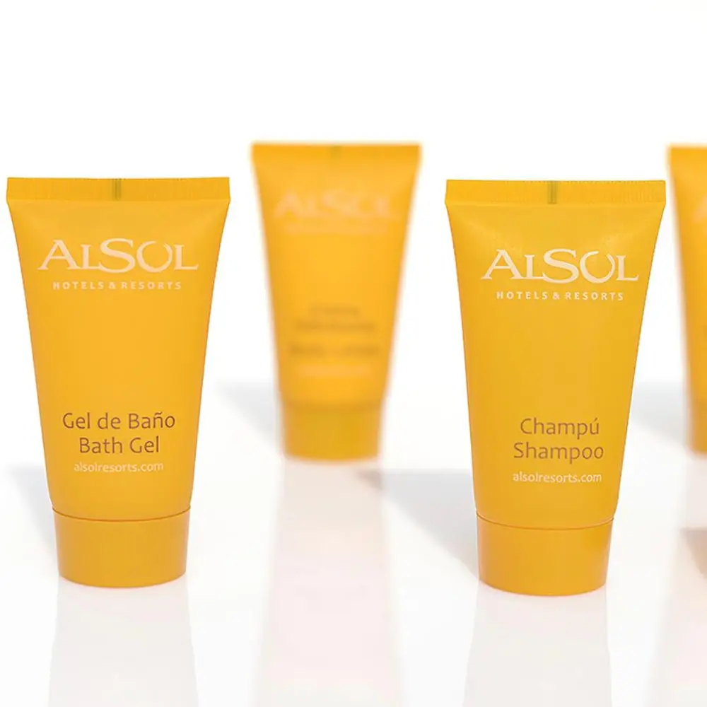 Hot sale cosmetic squeeze tubes with hotel shampoo and conditioner