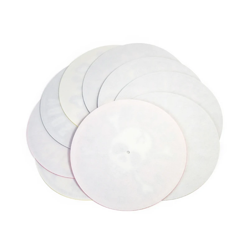 Customized Felt Turntable Slipmats Anti-Static Turntable Platter Mat for Vinyl Record Players