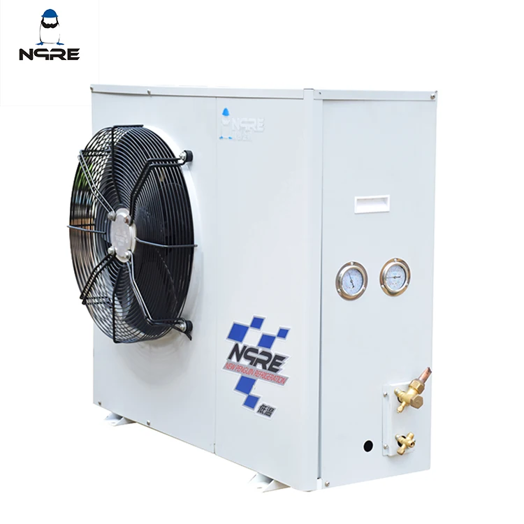 Copeland R22 R410A Cold Room Best Price High Quality 4HP 1 fan Air-cooled  Scroll Refrigerant Compressor Condensing unit