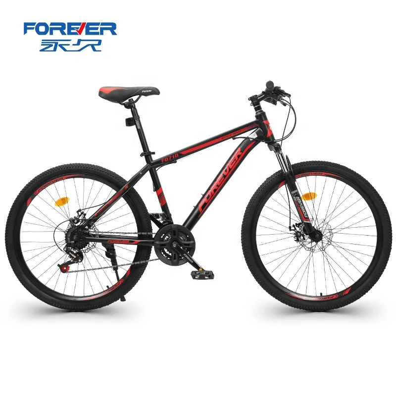 
FOREVER Factory high quality mountain bike 24 /26 inch high carbon steel Frame 30 speed Shock absorbing Mountain Bike for Men 