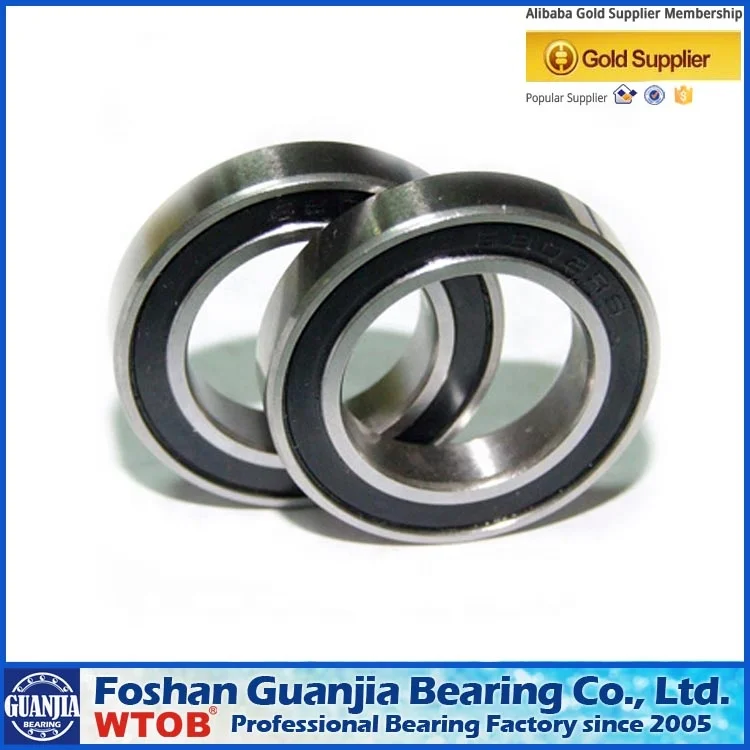 rich stock  single row deep groove ball  bearing 6000 2rs zz for motorcycle