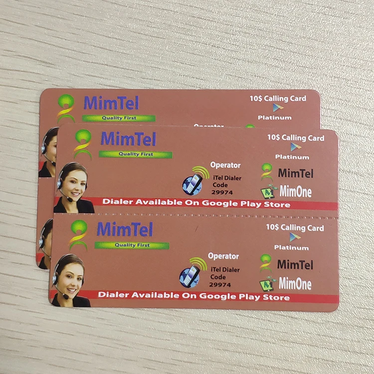 
Hot products top 20 printing manufacturer scratch prepaid calling card 