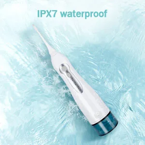 F5020D OEM Water Flosser 3 Modes USB Cable Charged IPX7 Waterproof Portable Wireless Water Flosser 300ml