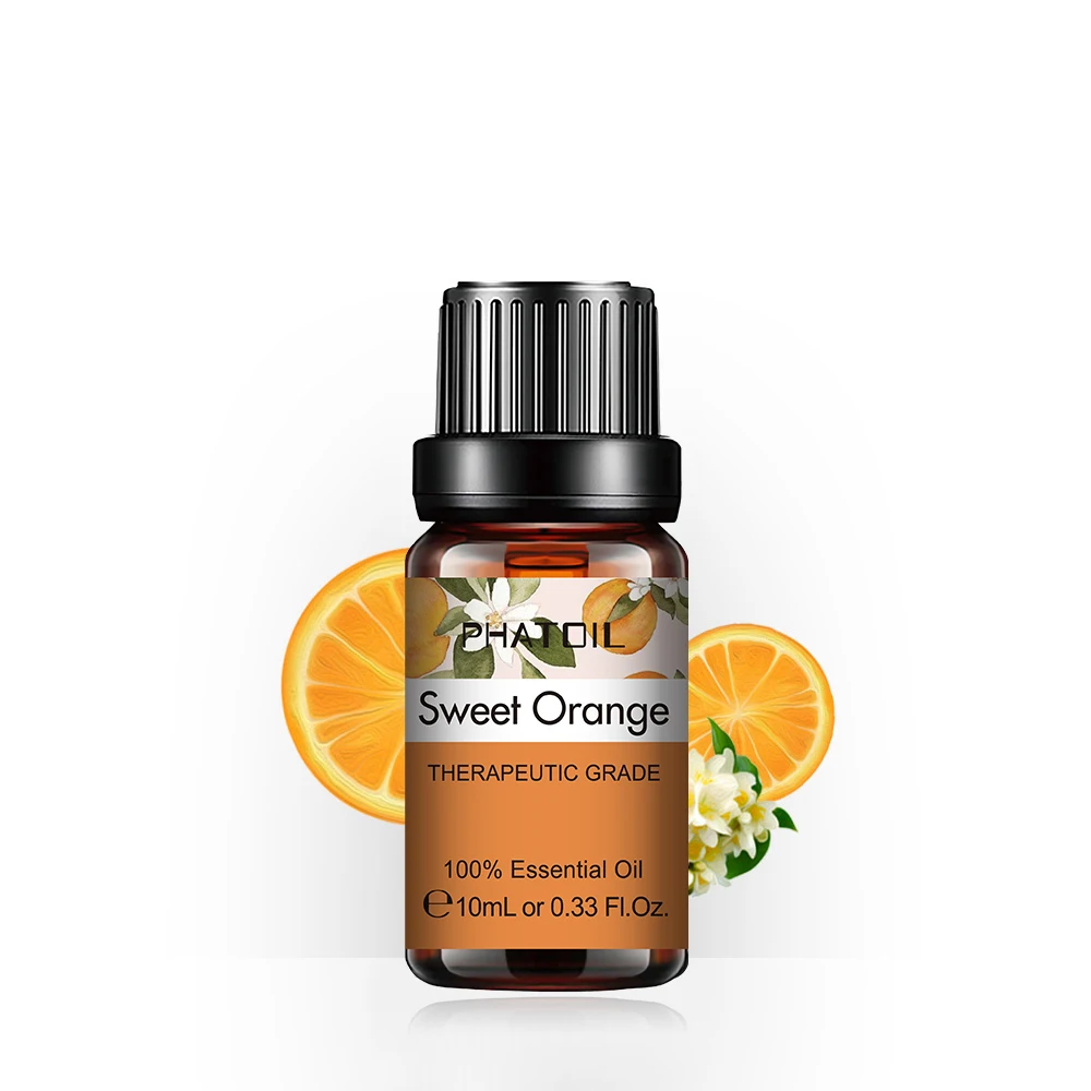 10ML Sweet Orange Essential Oil 100% Pure Natural Plant Essential Oil For Skin Care Aroma Diffusers