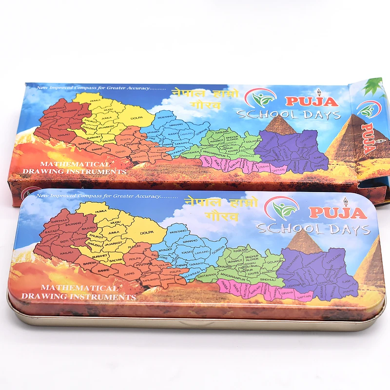 free sample good perfect quality school mathematical set back to essesial school stationery set pupil stationary tool