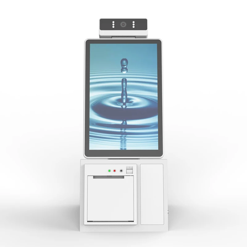 CE certified desktop 10.1 All in One Payment Kiosk Self Order Kiosk Machine with auto cut Printer 58mm  Android OS 11 OEM ODM