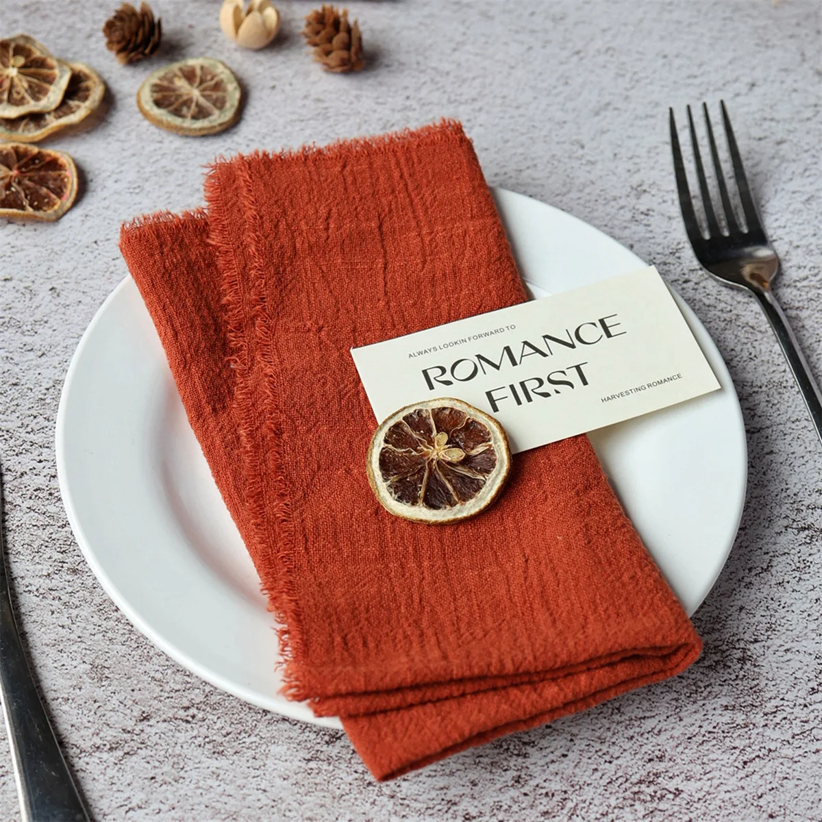 Custom Cotton Dinner Wedding Napkins Cloth Wholesale Modern Solid Color Parties Restaurant Cocktail Elegant Table Hand Towels