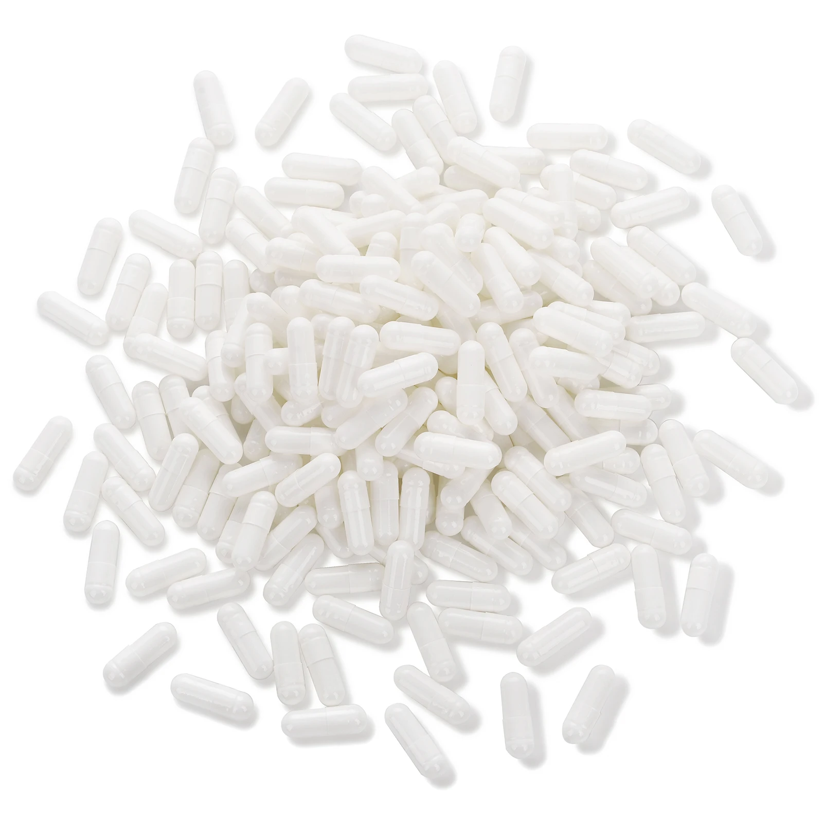 Manufacturer Price Clear Joined Separated Pharmaceutical Halal  Empty Gelatin Capsules size 000 00 0 1 2 3 4