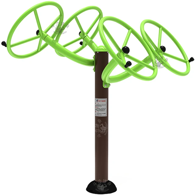 Dream outdoor double shoulder stretching exercise wheel spinner fitness equipment