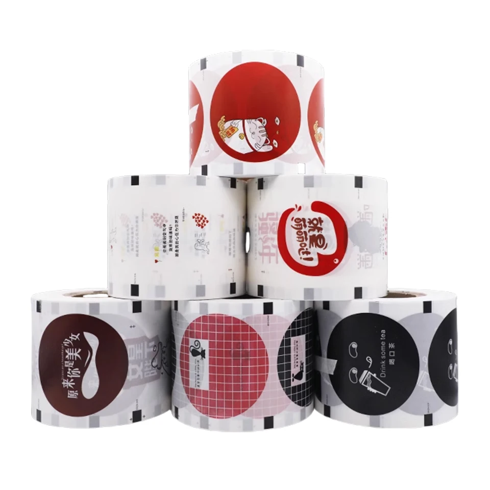 F9095-C Customized Cup Sealer Film Bubble Tea Cup Sealing Film for Boba Cup Sealer Machines