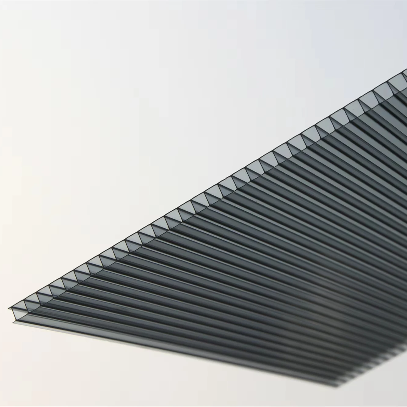 Modern Outdoor customizable Width polycarbonate crystal pc hollow core sheets
