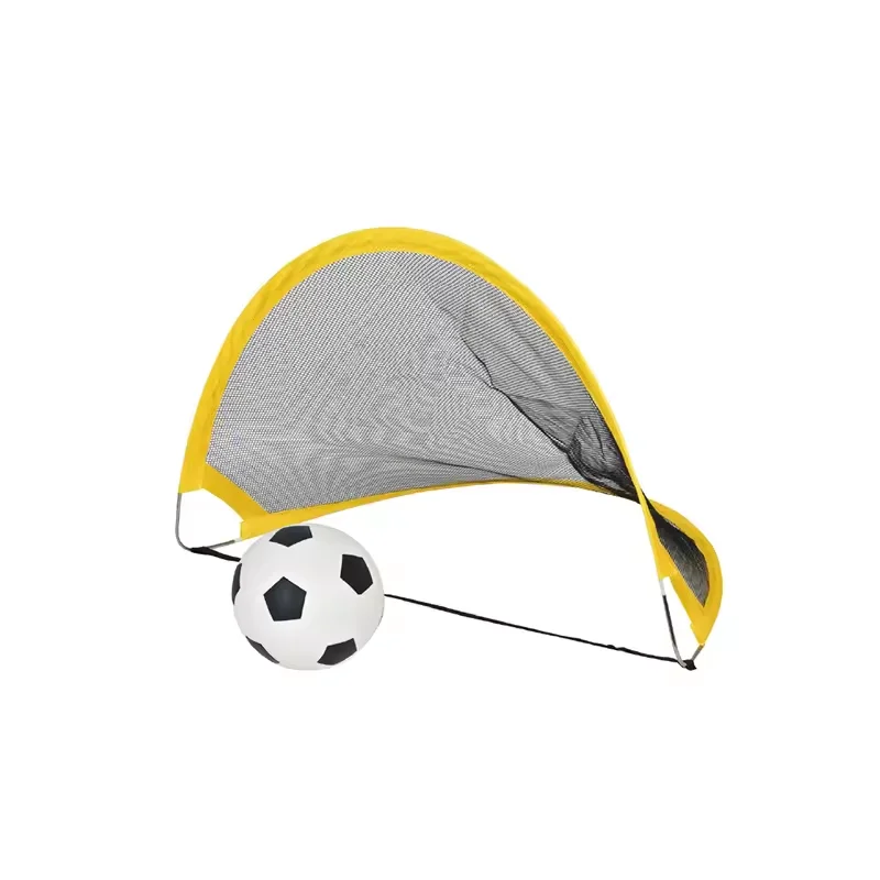 Popup Outdoor Football Practice Nets with Carry Bag for Toddler Fiber Pole Quality Revert Football goal