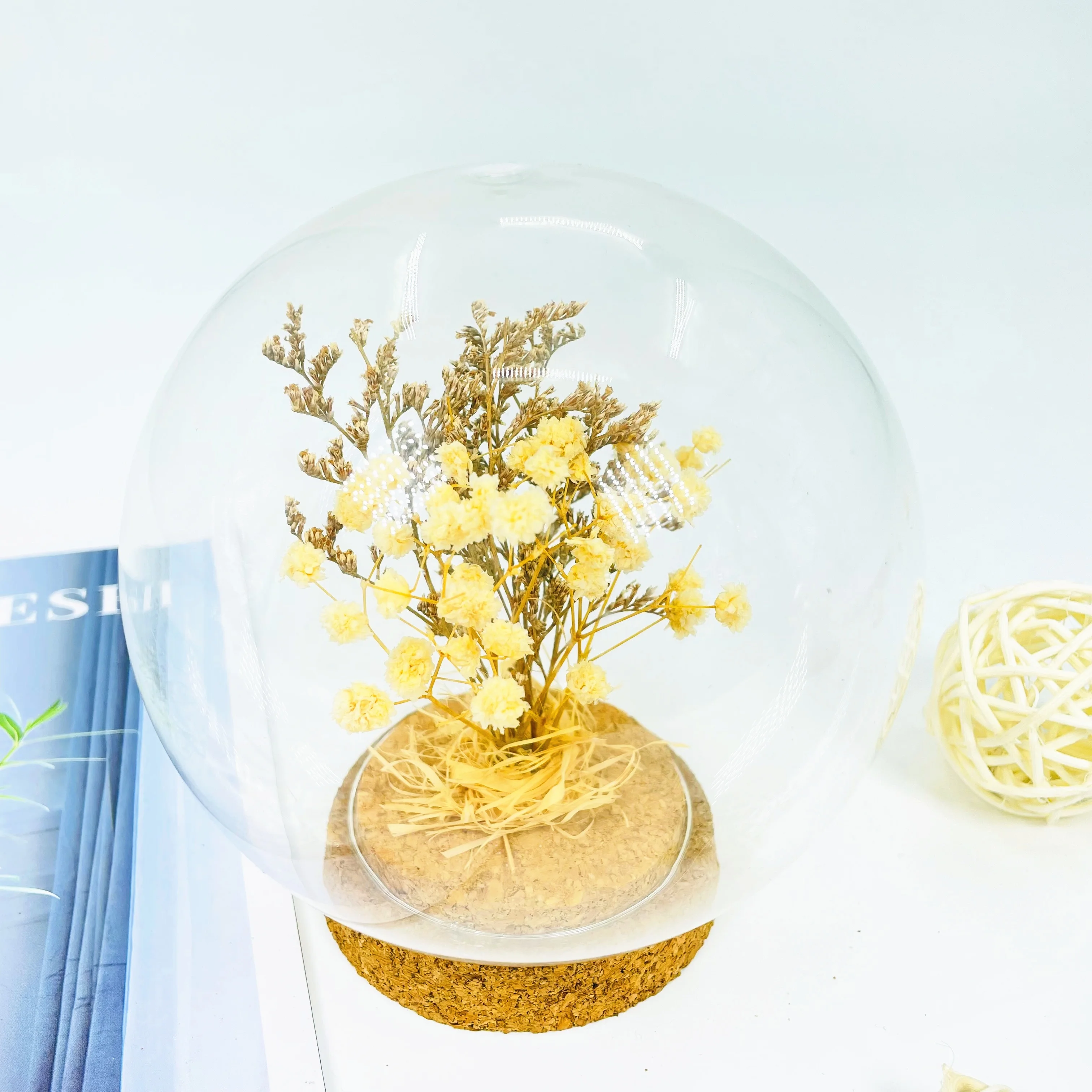 popular glass tabletop decoration Nordic simple handicraft for home office decoration