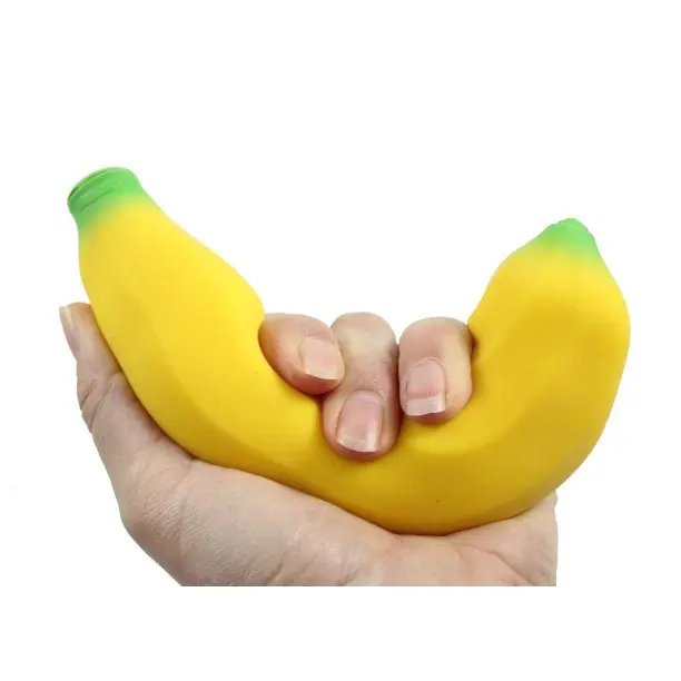 Squishy Sand-Filled Banana Moldable Sensory Stress Squeeze Fidget Toy ADHD Special Needs Soothing