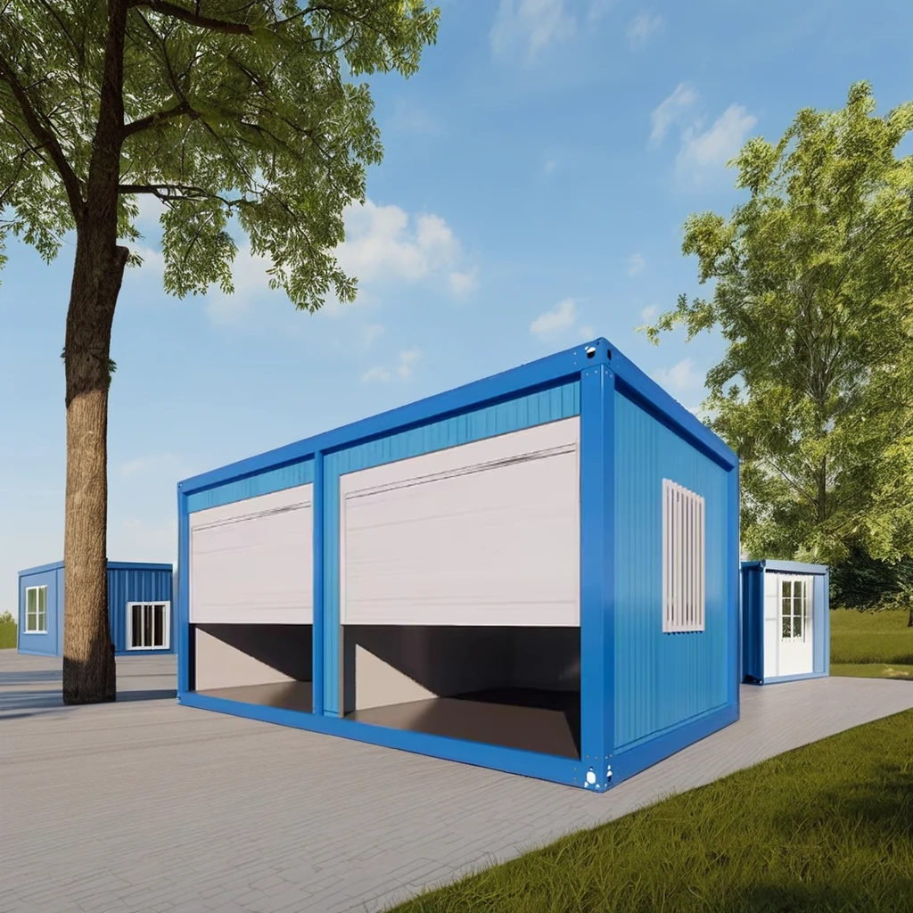 Eco-friendly 20ft Steel Storage Container Competitive Price Flat Pack Industrial Design for Office Building Warehouse Shop Use