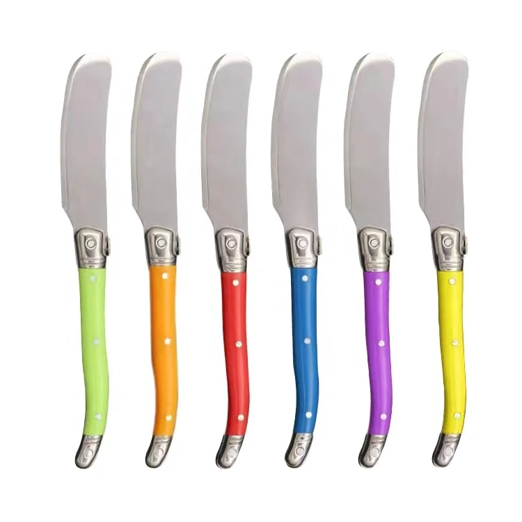 Stainless Steel Knife And Fork Steak Knife With Plastic Handle Household Western Tableware Fruit Knife And Spoon Color Multi-Col