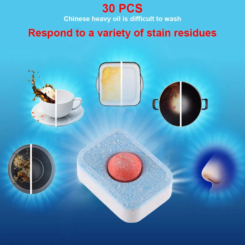 Private Label Ball Dishwashing Detergent Fresh Scent Dish Tabs Detergent Dishwasher Tablets