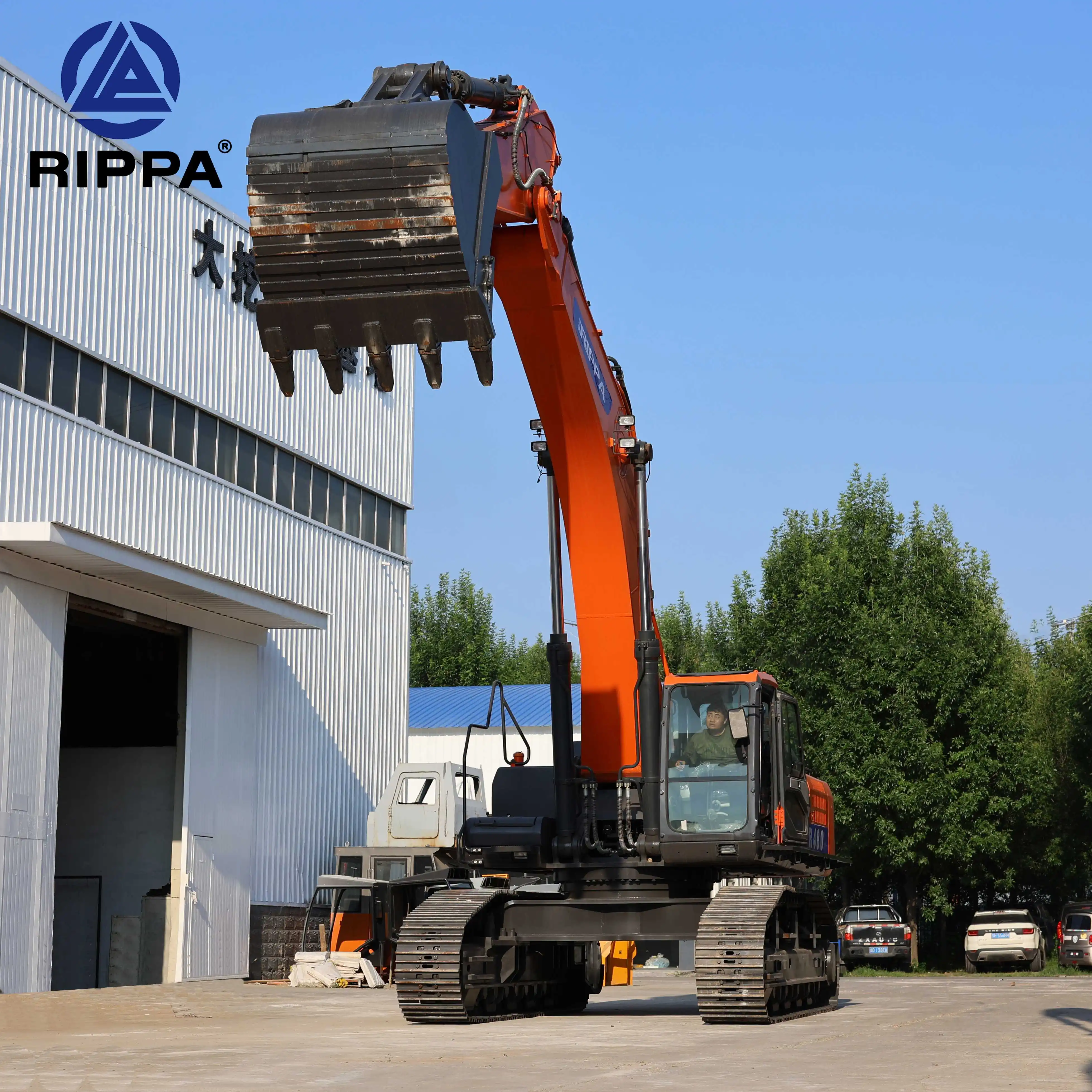 Efficient Large Digger 50 Ton Crawler Excavator Digger Machine With Cummins engine For Constructional Engineering