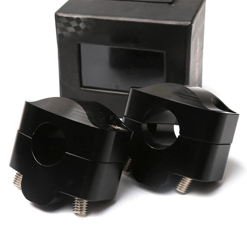 Factory Direct Motorcycle Modification Accessories CNC Alloy Handlebar Adapter 22.2MM Pit Dirt Motor Bike Motorcycle Clamp Riser