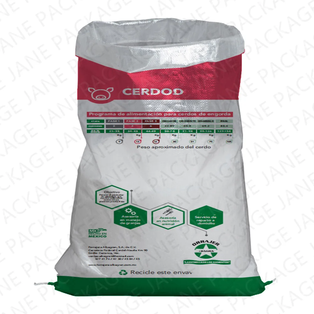 Flat bottom polypropylene chemical compound fertilizer pp packaging bag