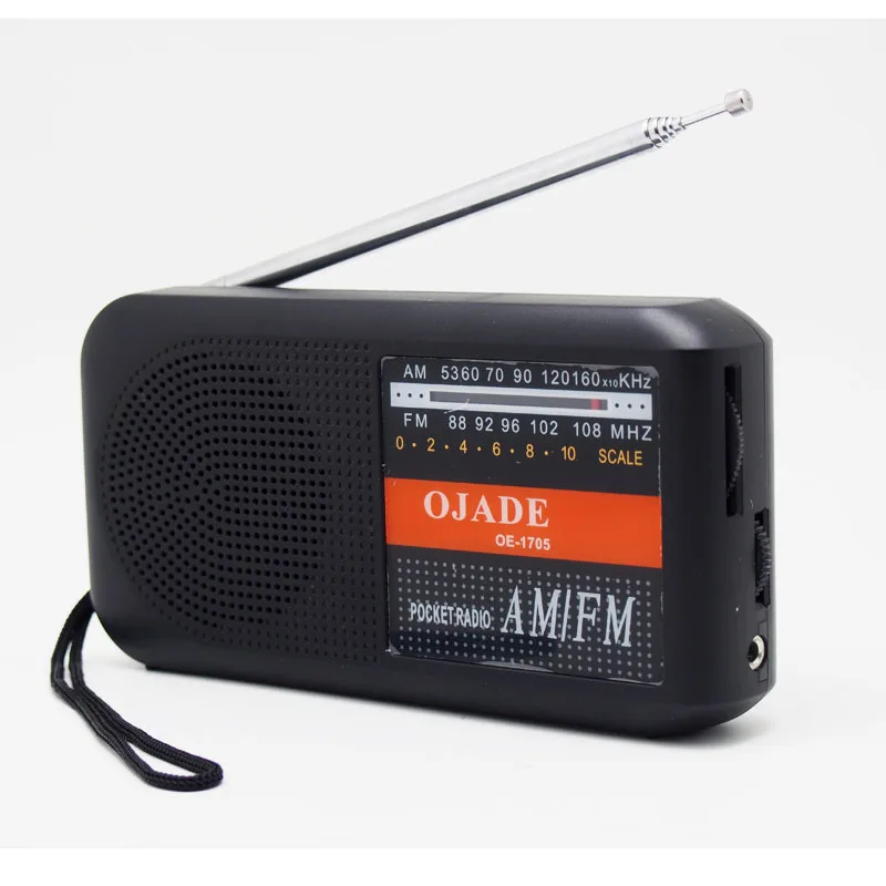 CR-X05 нового дизайна маленькая транзистор Am Fm Портативные радиостанции черный коротковолновый приемник Ретро Радио