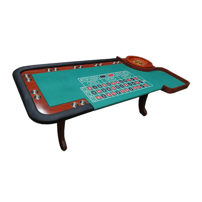 
casino professional roulette table with sold wood roulette 