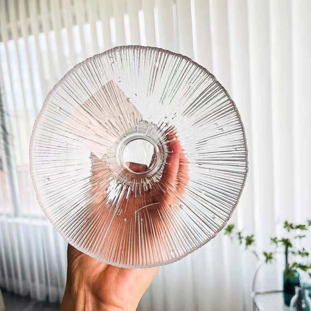 Glass Cake Stand Glass Footed Cake Plate Platter Silver Party Decorations Transparent CLASSIC Round Plate Dish Sustainable