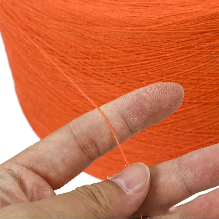 Directly Factory Sale High Bulk Blended Yarn Recyle Cotton Blend Yarn For Knitting