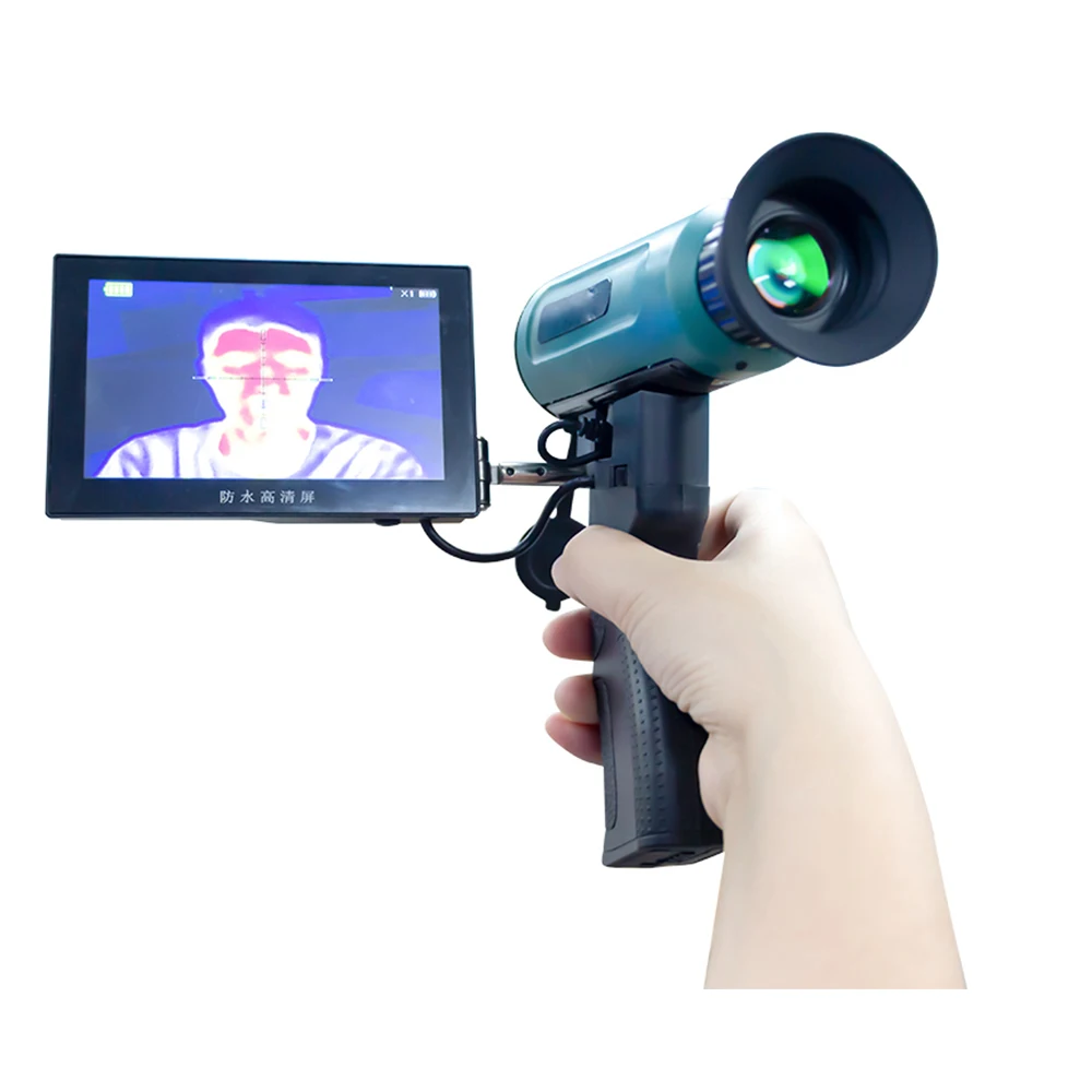 Inf Iray Thermal Scope Hunting Night Vision Monocular Housing 18mm Thermal Clip On Scope 640