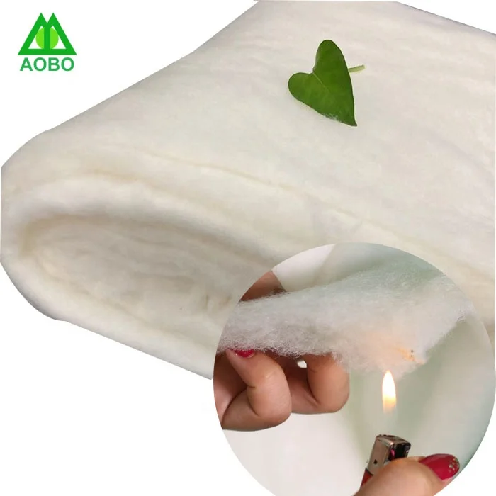 Wholesale viscose fiber material fire retardant wadding