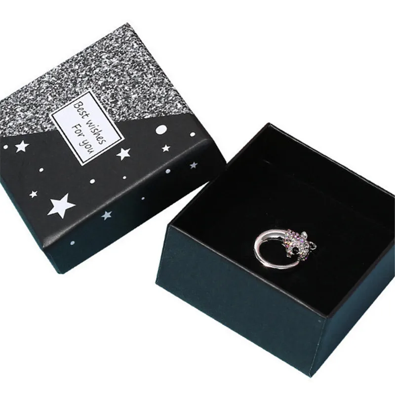 
Manufacturer Wholesale Custom Logo Paper Ring gift Packing Box for Jewelry 