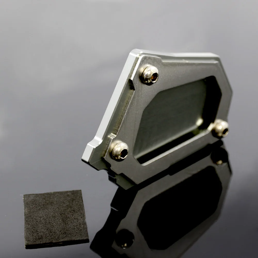 Motorcycle CNC Aluminum Alloy Kickstand Foot Side Stand Enlarge Pad Support Extension Plate for BMW R1200GS 2008-2012