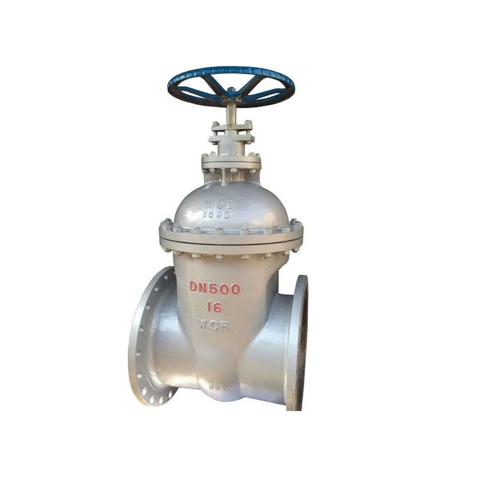 big size DN500 DIN wheel handle  gate valve for Oil API/DIN150lb Wcb Carbon Steel  Metal Seated Gate Valve