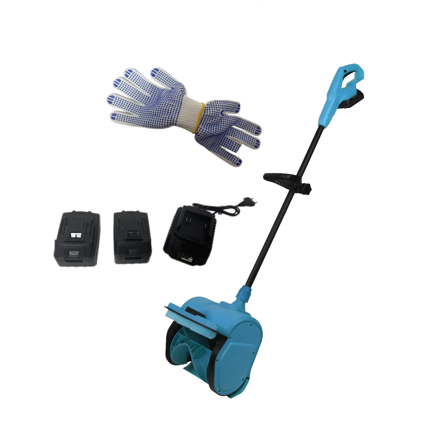 Convenient Automatic Brushless Snow Shovel Blower Industrial/DIY Grade for Multiple Scenarios with 2 battery