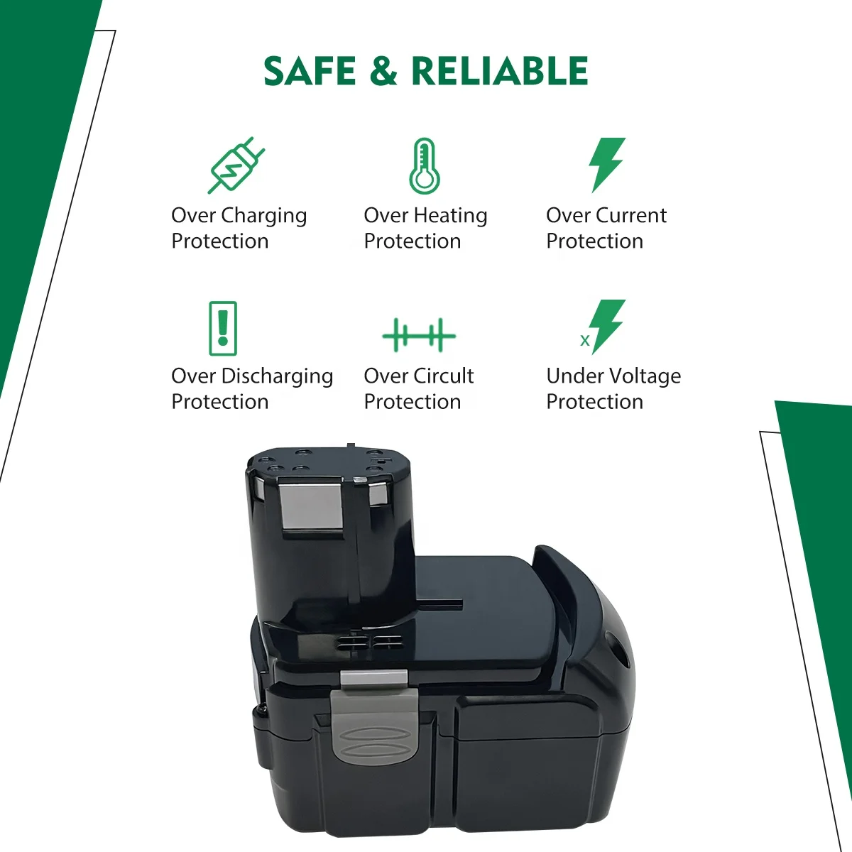 Hot Sale 5.0Ah BCL1830 Lithium ion Replacement Cordless Power Tool Battery for Hitachi 18V Battery BCL1815