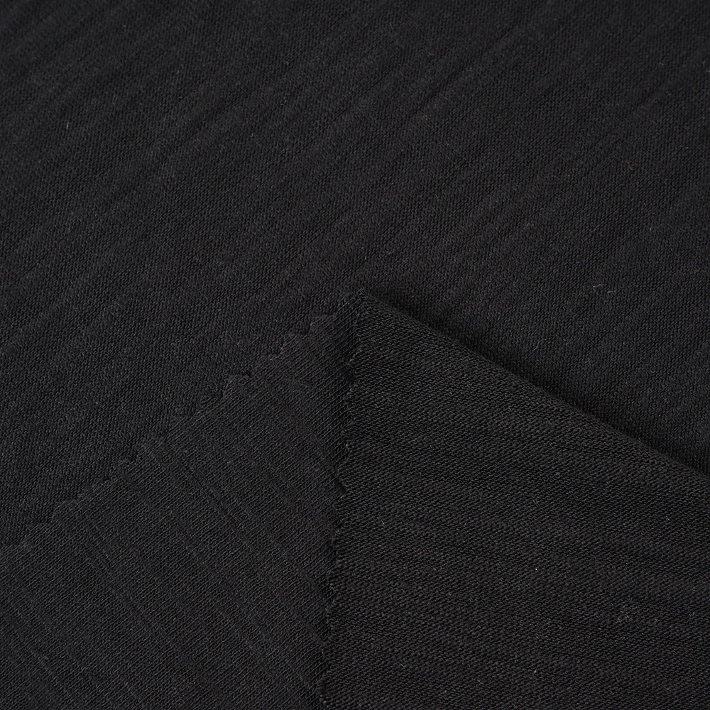 High quality 26S slub jersey yarn dyed polyester/cotton viscose fabric for lightweight coat