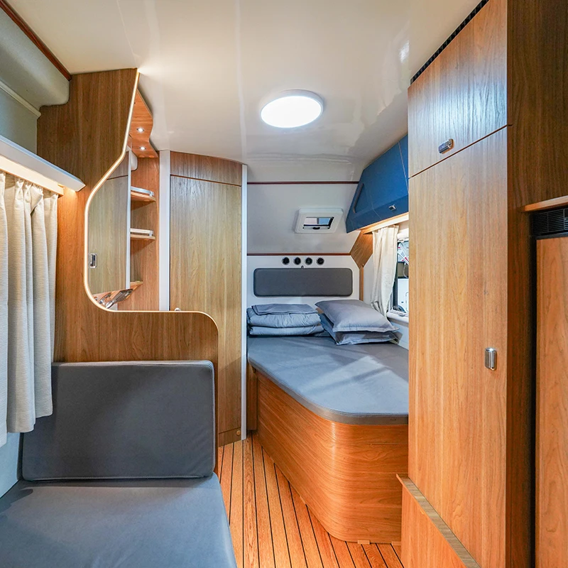 Новый материал 6 метров легкий трейлер для путешествий 4x4 RV Motorhome Caravan Popup Camper с кухней