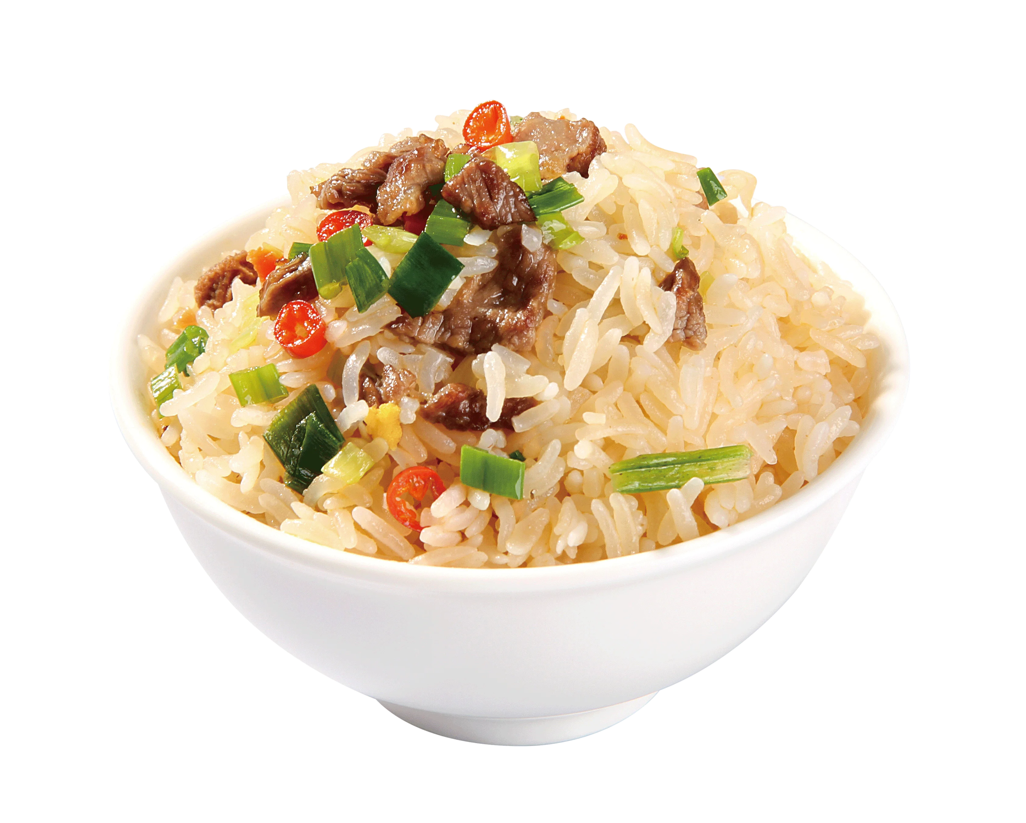 OEM for zihaiguo halal food instant rice shallot&fried beef flavor