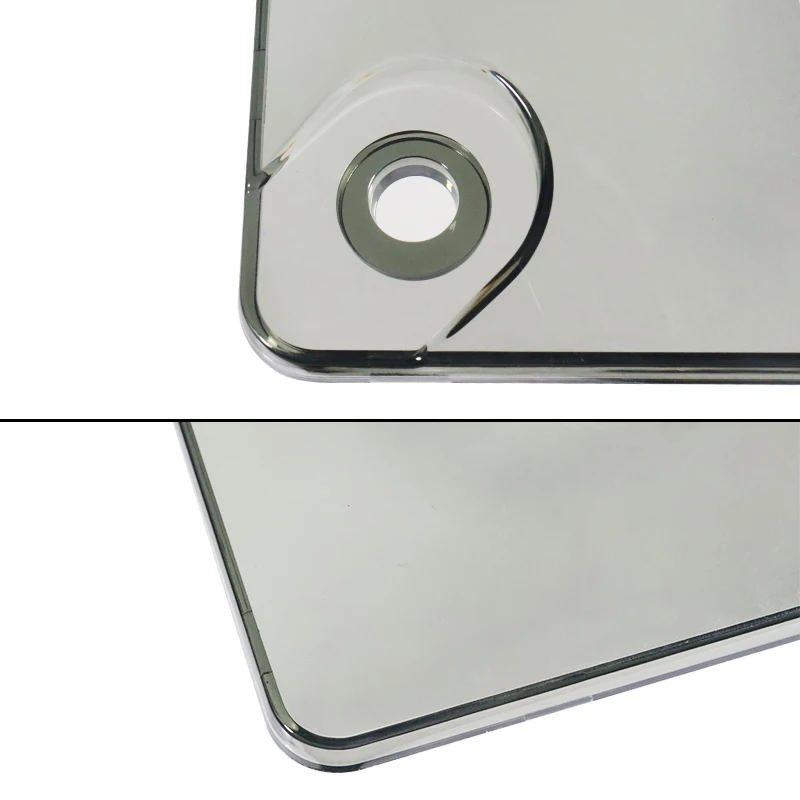 Logo Custom One Piece License Plate Holder Motor Tinted License Plate Protector Shields for Motorcycle