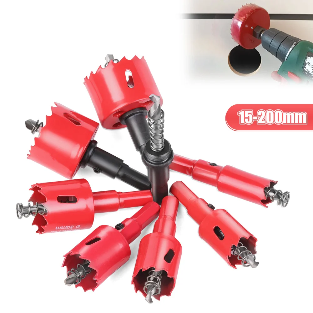 M42 bimetallic hole opener for woodworking iron sheet pipes aluminum gypsum board drill bit hole tapper PV Woodworking set