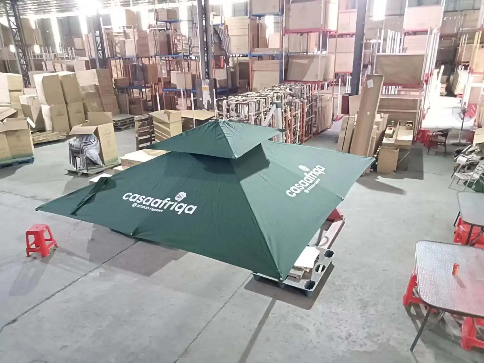 [MOJIA]Outdoor Furniture Rome Umbrella High Standard Strong Model Big Size 3.5*3.5/3*4M Garden Patio Wholesale Business Price