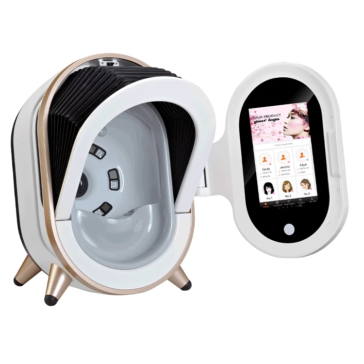 2024 portable design facial beauty machine digital skin analyzer